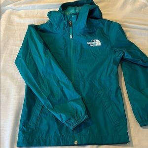 The north face girls 7/8 rain coat NWOT